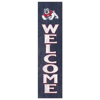 Fresno State Bulldogs 12'' x 48'' Welcome Leaner