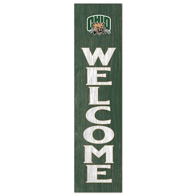 Ohio Bobcats 12'' x 48'' Welcome Leaner