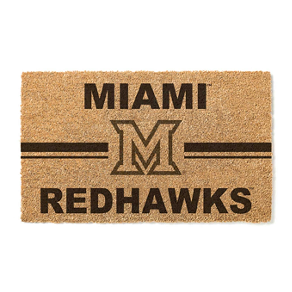 Miami University RedHawks 18" x 30" Team Logo Doormat