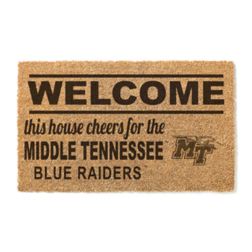 MTSU Blue Raiders 18" x 30" Welcome Doormat