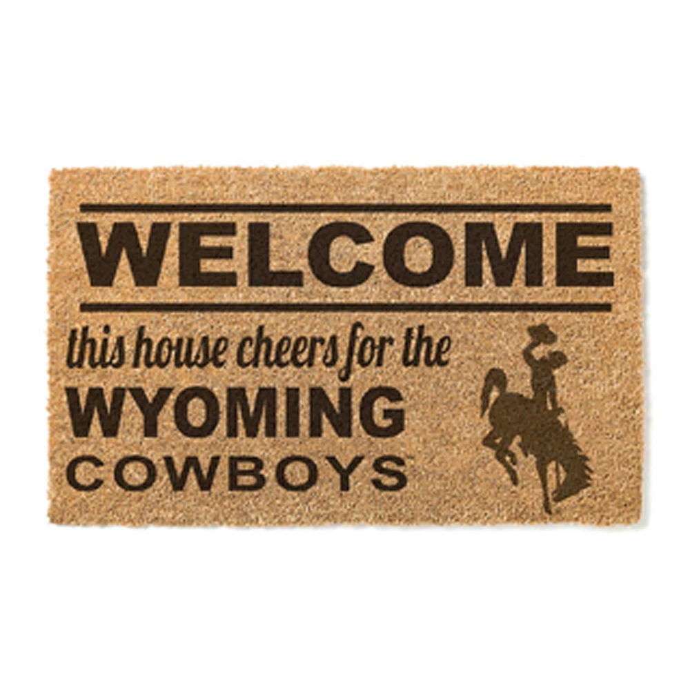 Wyoming Cowboys 18" x 30" Welcome Doormat