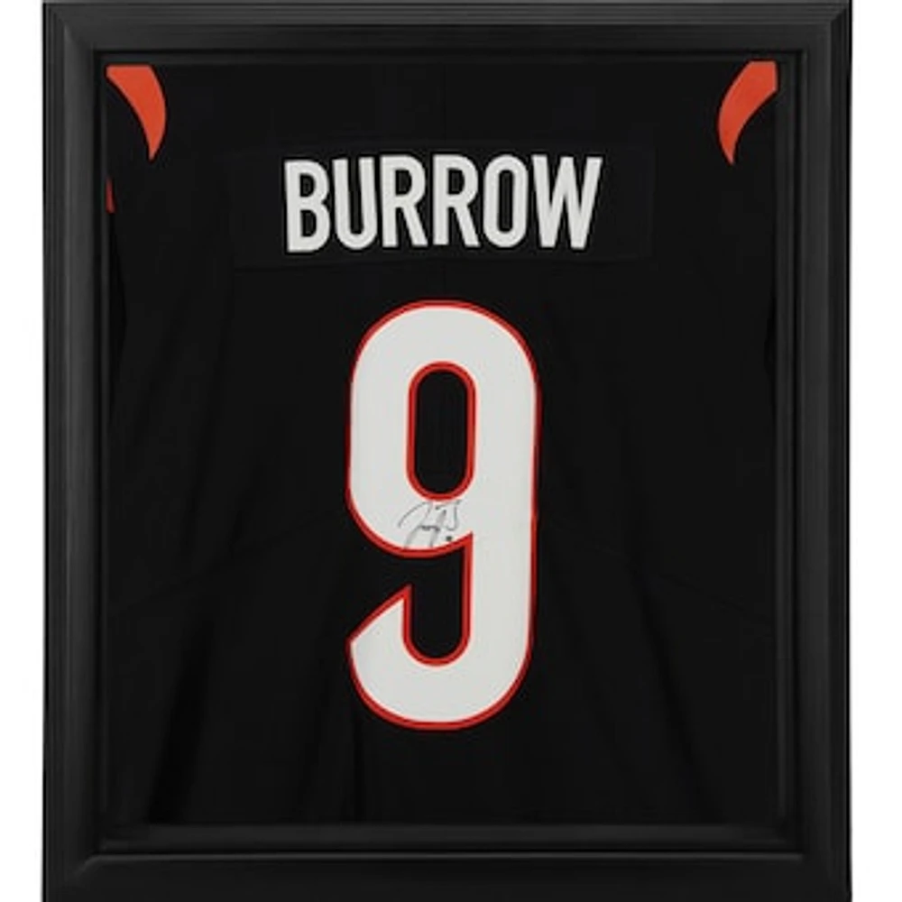Joe Burrow Cincinnati Bengals Autographed Framed Nike Vapor Limited Jersey Shadowbox