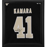 Alvin Kamara New Orleans Saints Autographed Framed Black Nike Limited Jersey Shadowbox