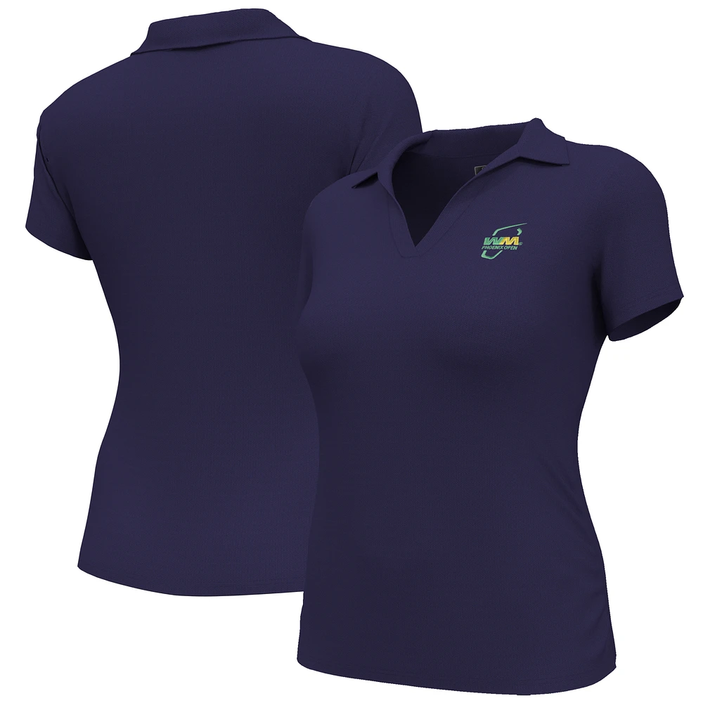 Women's PGA TOUR Navy Waste Management Phoenix Open Airflux Polo
