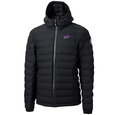 Men's Cutter & Buck Black Buffalo Bills Mission Ridge Repreve Full-Zip Puffer Jacket