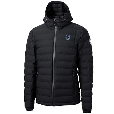 Men's Cutter & Buck Black Indianapolis Colts Mission Ridge Repreve Full-Zip Puffer Jacket