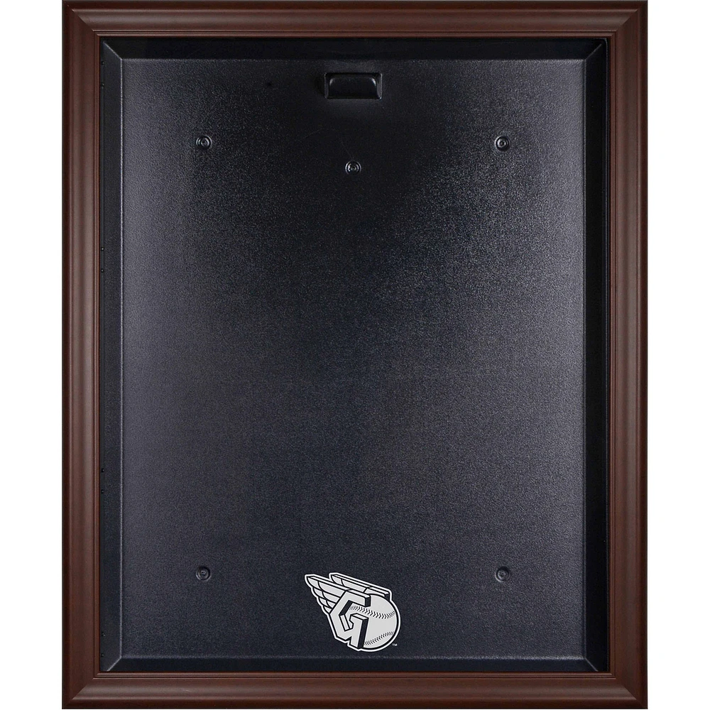 Cleveland Guardians Brown Framed Logo Jersey Display Case