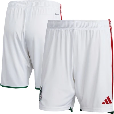 Men's adidas White Mexico National Team AEROREADY Replica Shorts