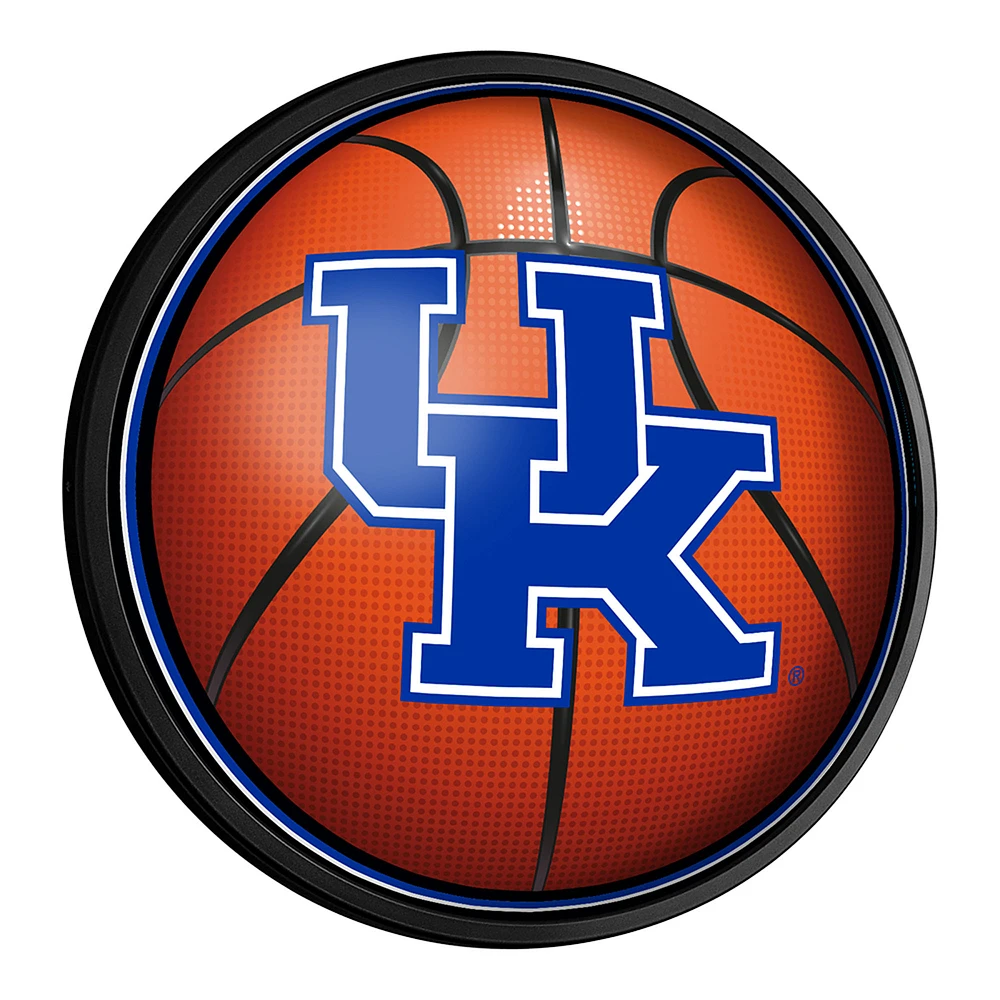 Kentucky Wildcats Basketball 18'' Round Slimline Illuminated Wall Sign