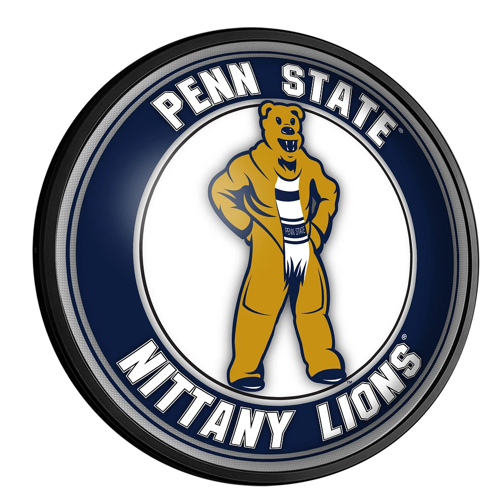 Penn State Nittany Lions Mascot 18'' Round Slimline Illuminated Wall Sign
