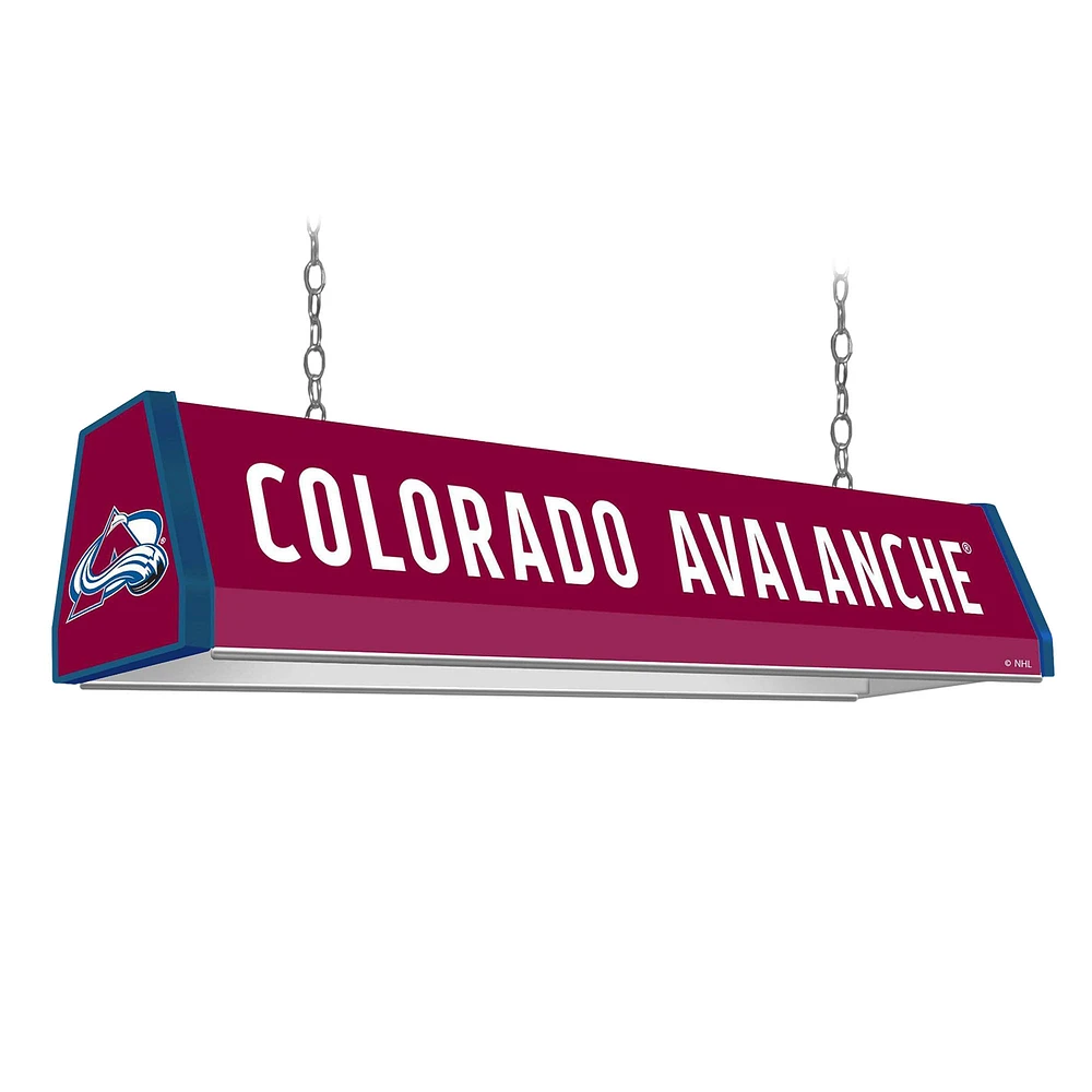 Colorado Avalanche 38.5'' x 10.75'' Pool Table Light