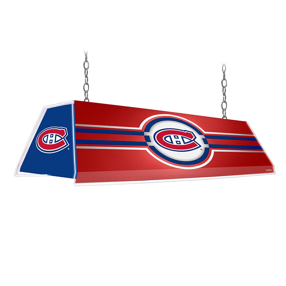 Montreal Canadiens 46'' x 13.5'' Pool Table Light