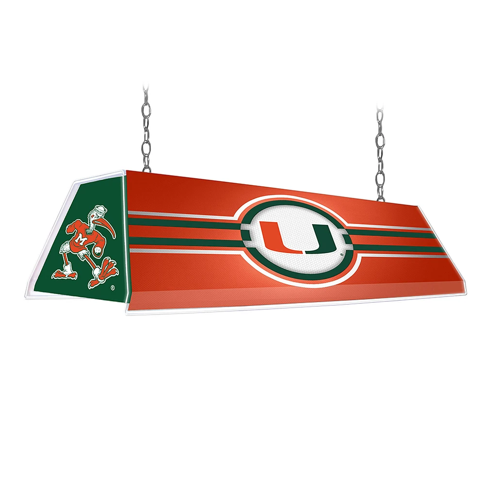 Miami Hurricanes 46'' x 13.5'' Pool Table Light
