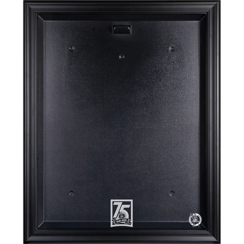 Boston Celtics Framed 75th Anniversary Black Wall Mounted Sublimated Jersey Display Case