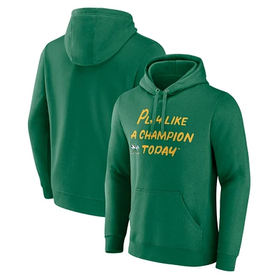 Men's Green Notre Dame Fighting Irish Play Like A Champion Today Leprechaun Pullover Hoodie