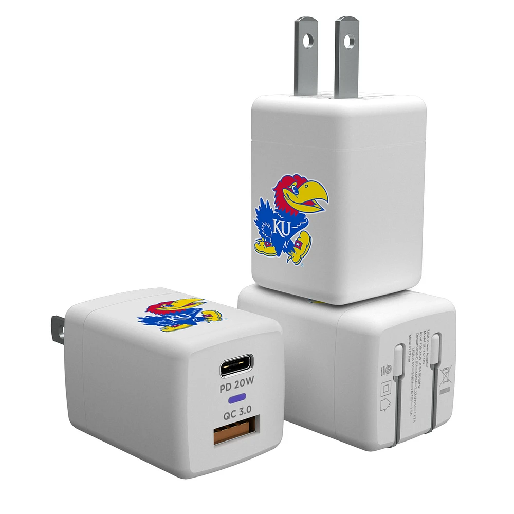 Kansas Jayhawks USB A/C Charger