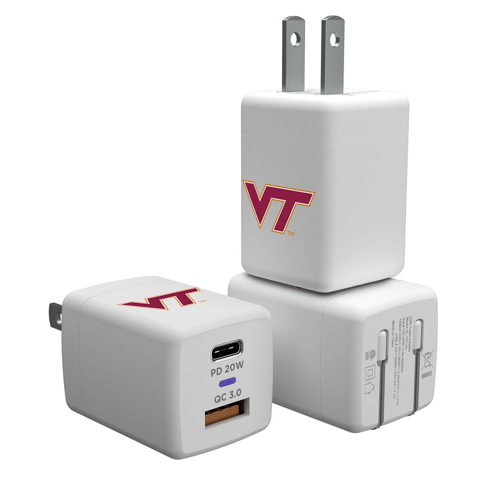 Virginia Tech Hokies USB A/C Charger