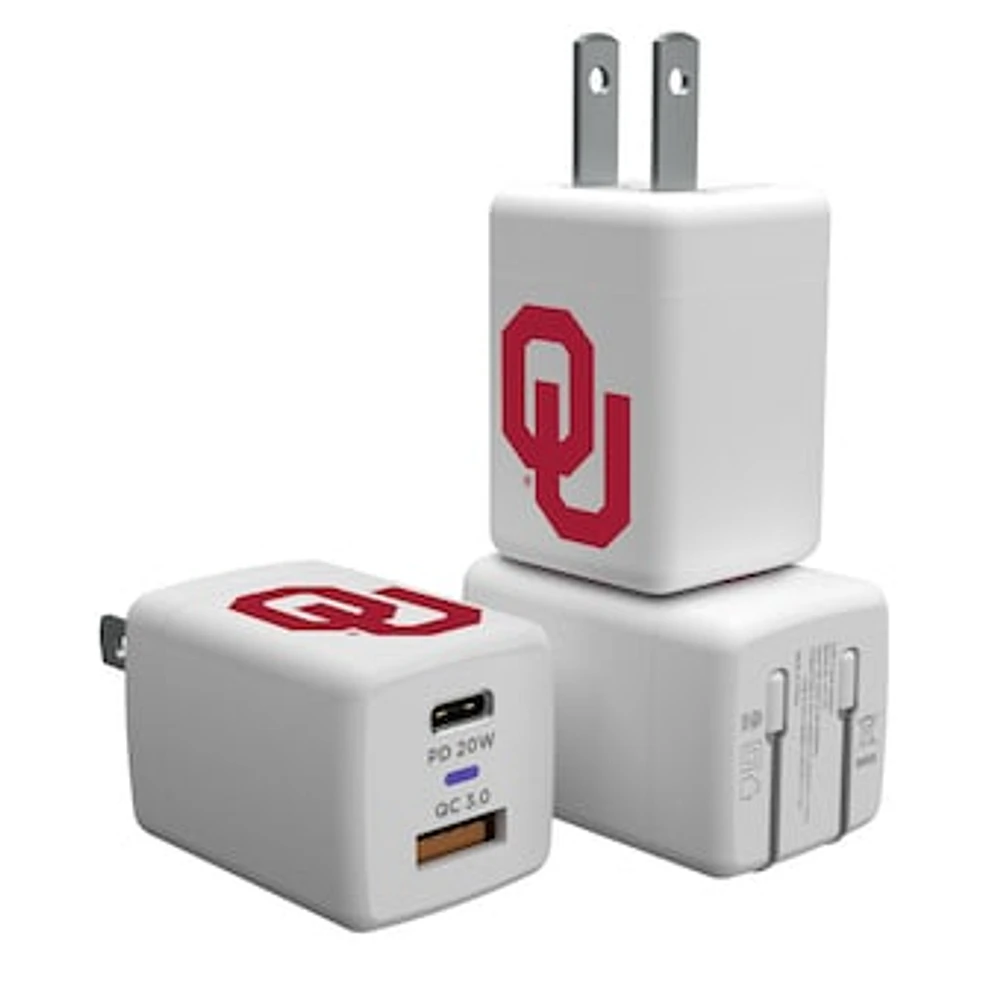 Oklahoma Sooners USB A/C Charger