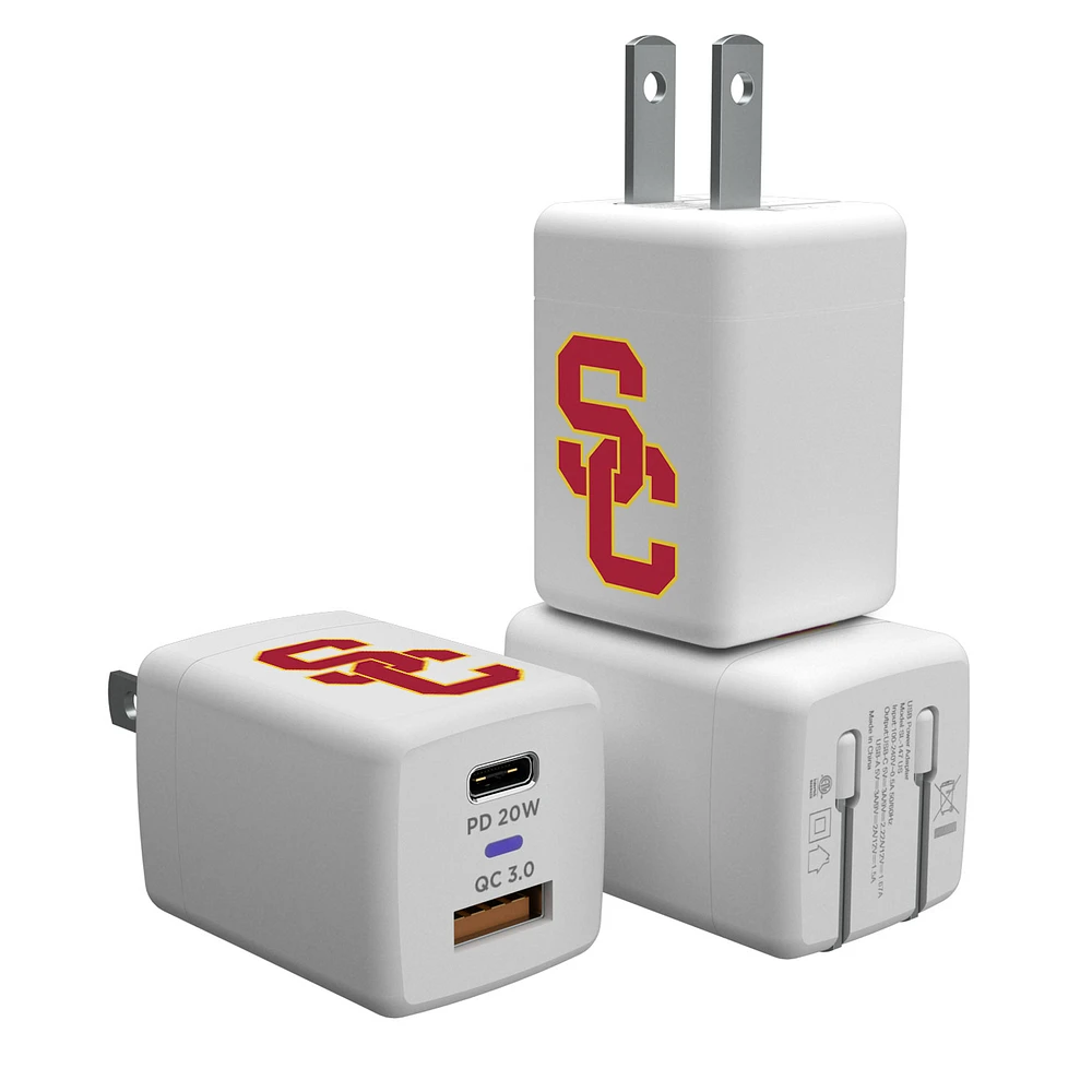 USC Trojans USB A/C Charger