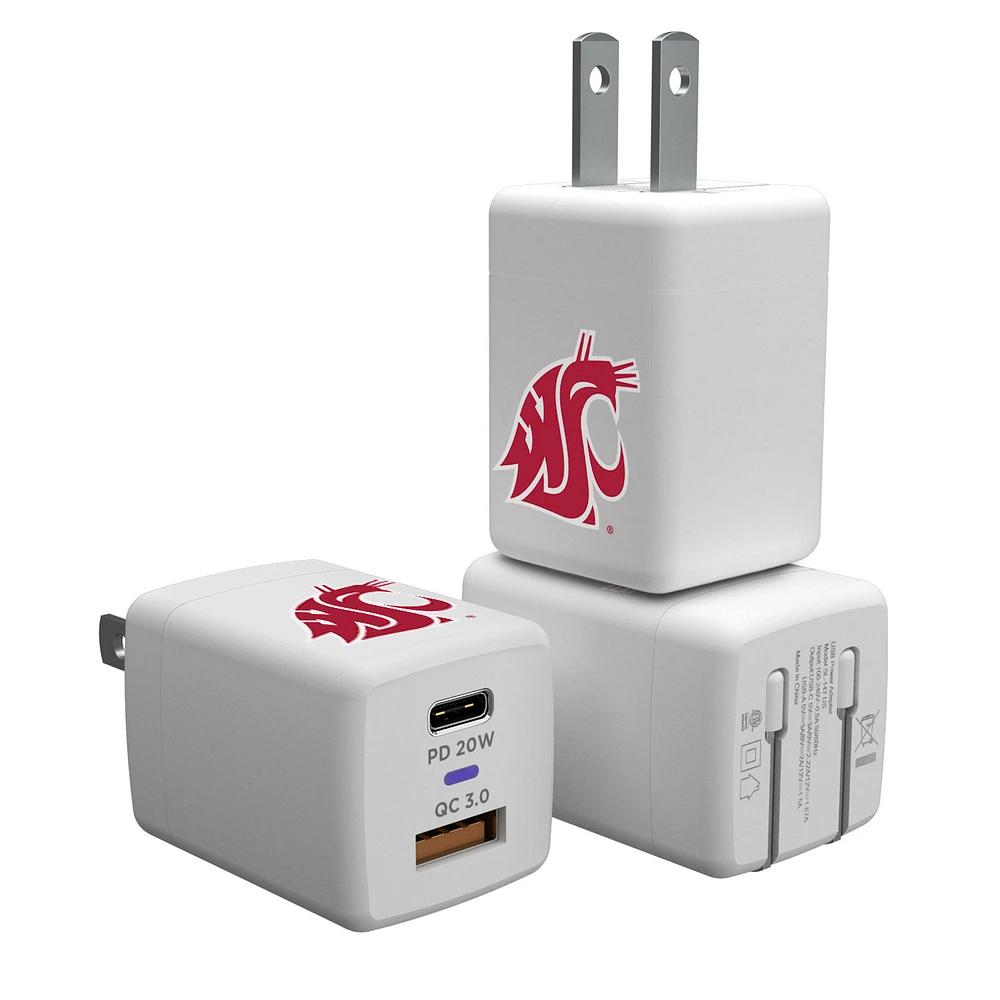 Washington State Cougars USB A/C Charger