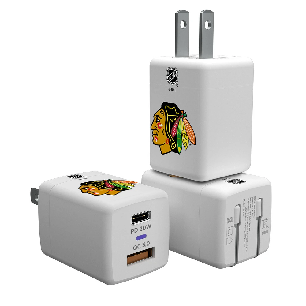 Chicago Blackhawks USB A/C Charger