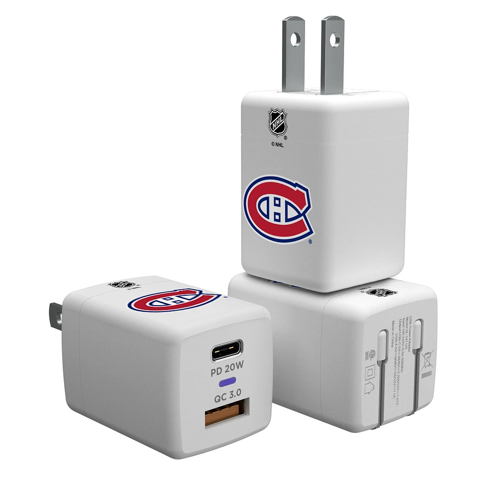 Montreal Canadiens USB A/C Charger