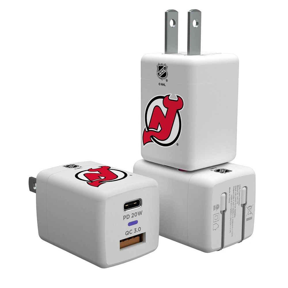 New Jersey Devils USB A/C Charger