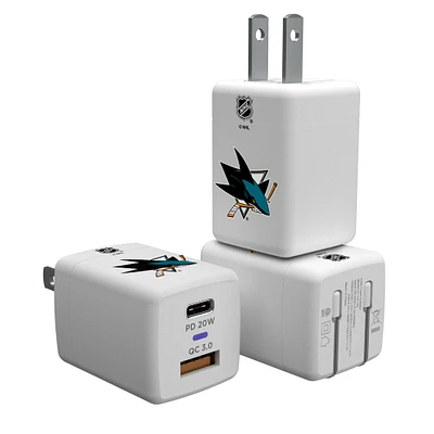 San Jose Sharks USB A/C Charger