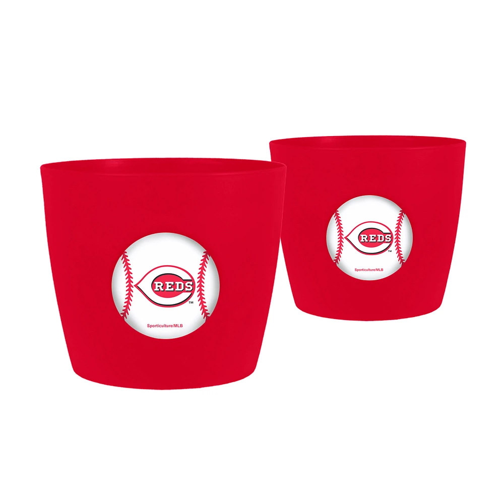 Cincinnati Reds 2-Pack Team Pride Button Pot Set