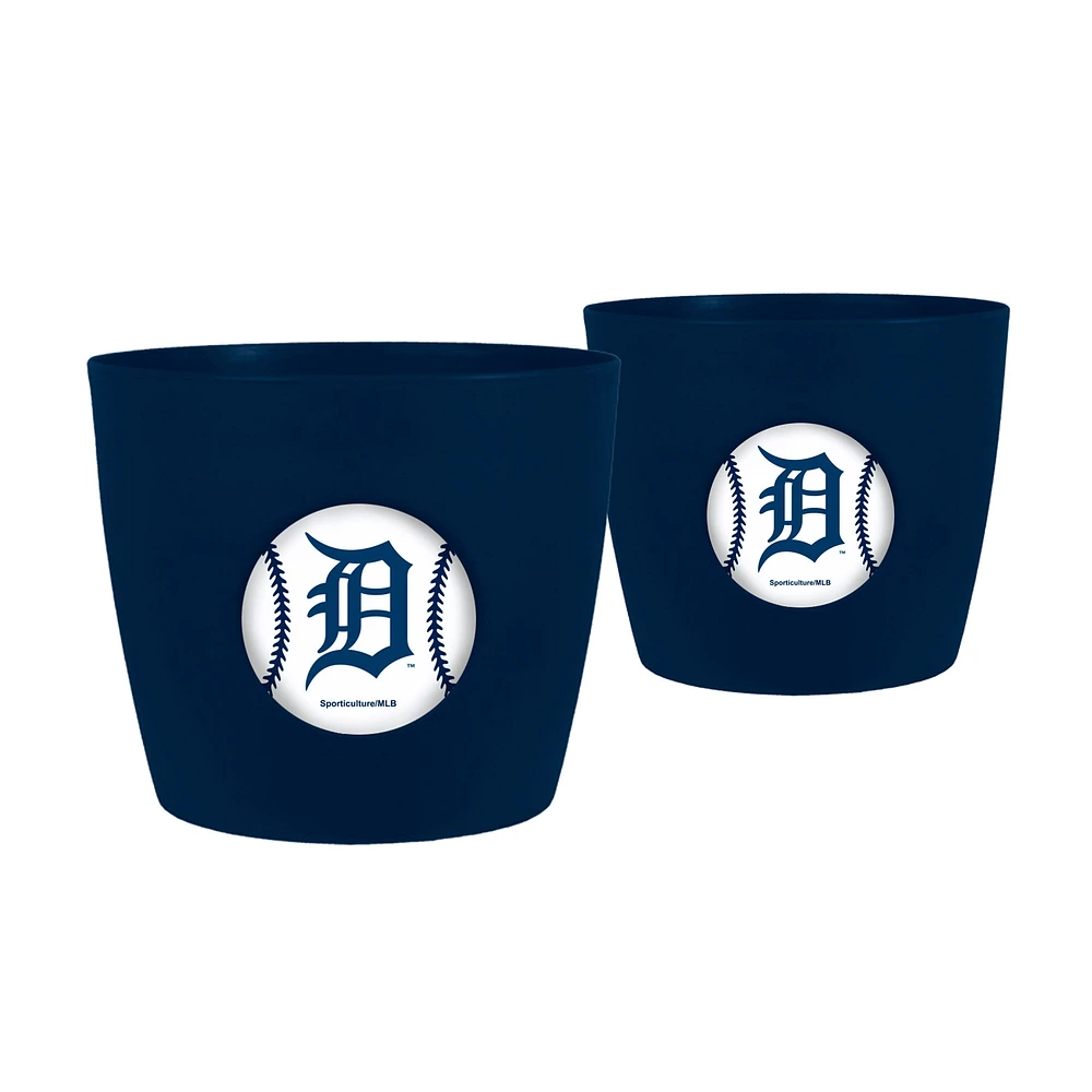 Detroit Tigers 2-Pack Team Pride Button Pot Set