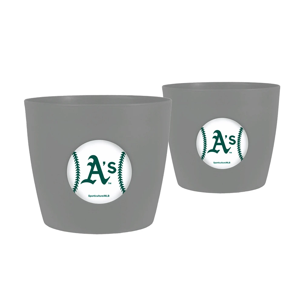 Athletics 2-Pack Team Pride Button Pot Set