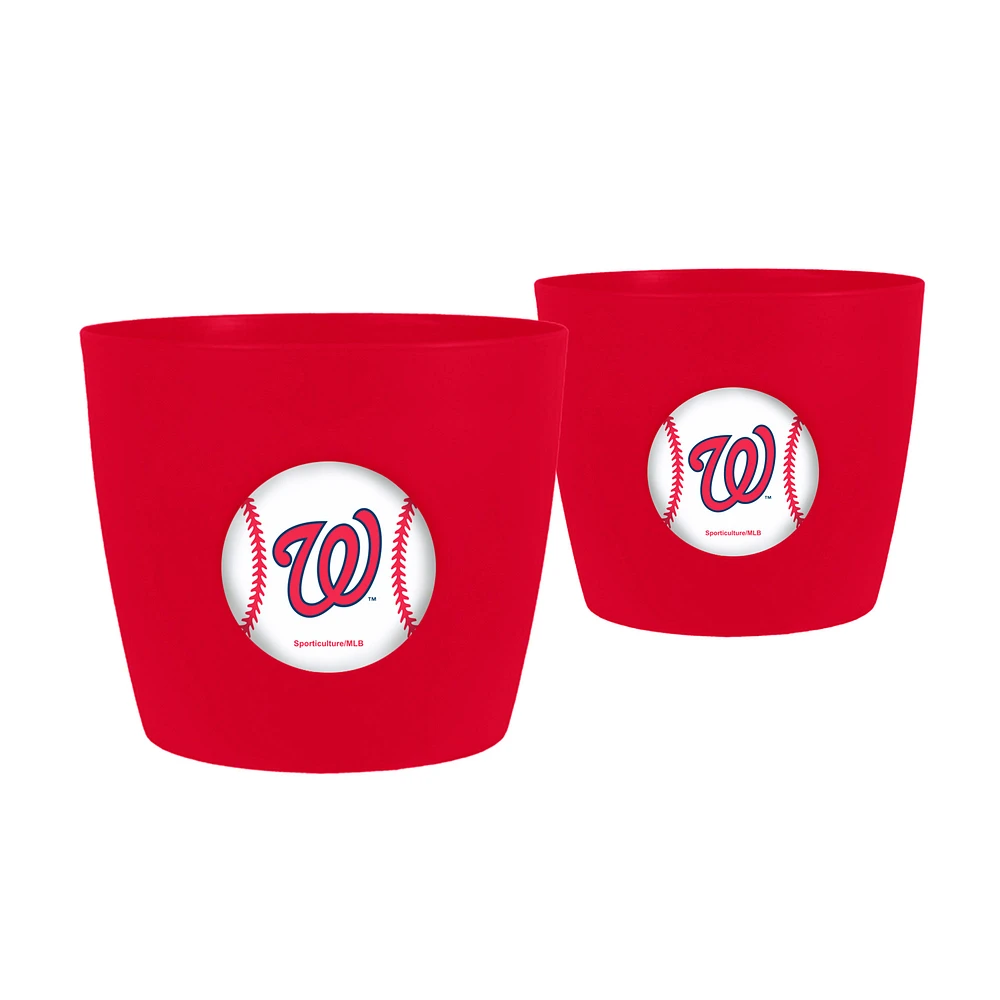 Washington Nationals 2-Pack Team Pride Button Pot Set