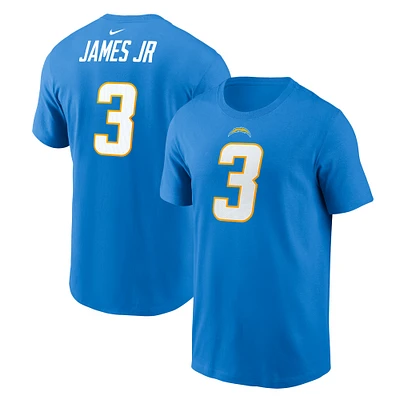 Men's Nike Derwin James Jr. Powder Blue Los Angeles Chargers Player Name & Number T-Shirt