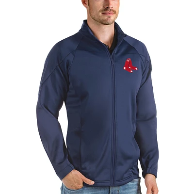 Men's Antigua Navy Boston Red Sox Links Full-Zip Golf Jacket