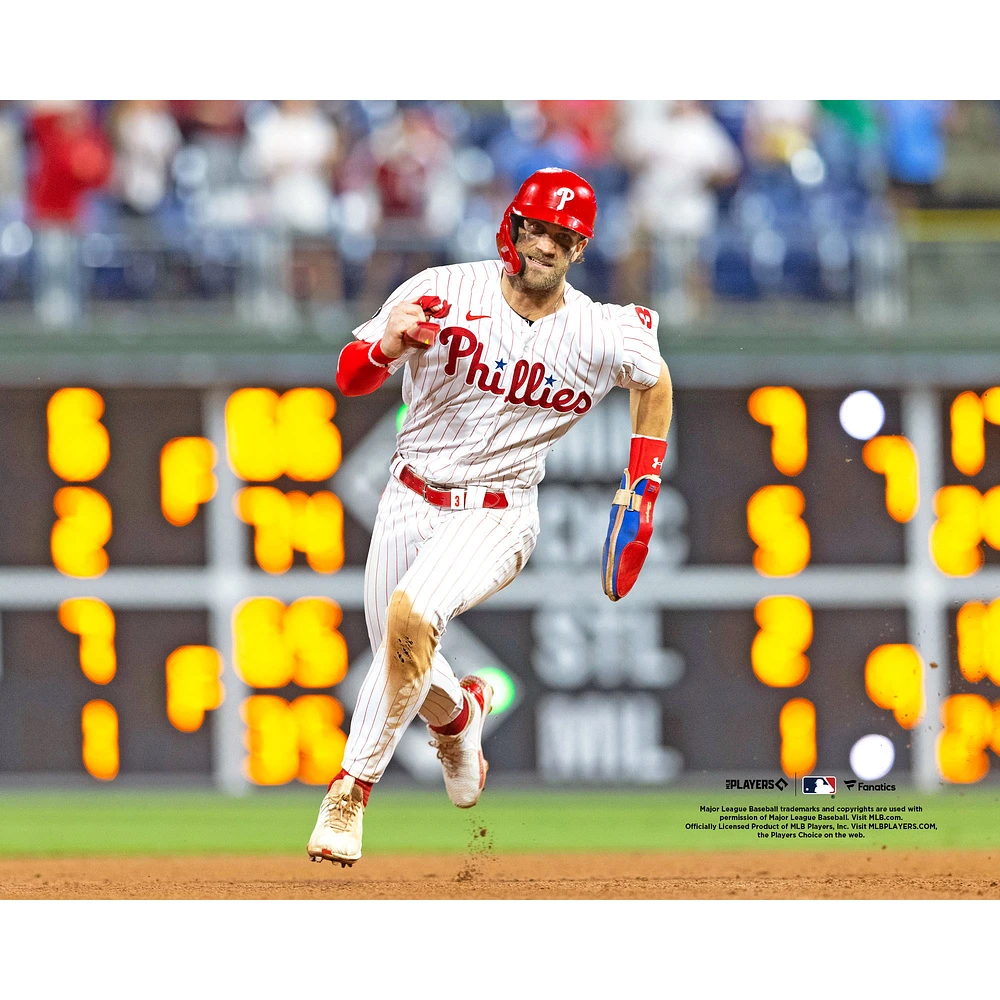 Bryce Harper Philadelphia Phillies Unsigned Game Winning Run vs. Orioles Photograph