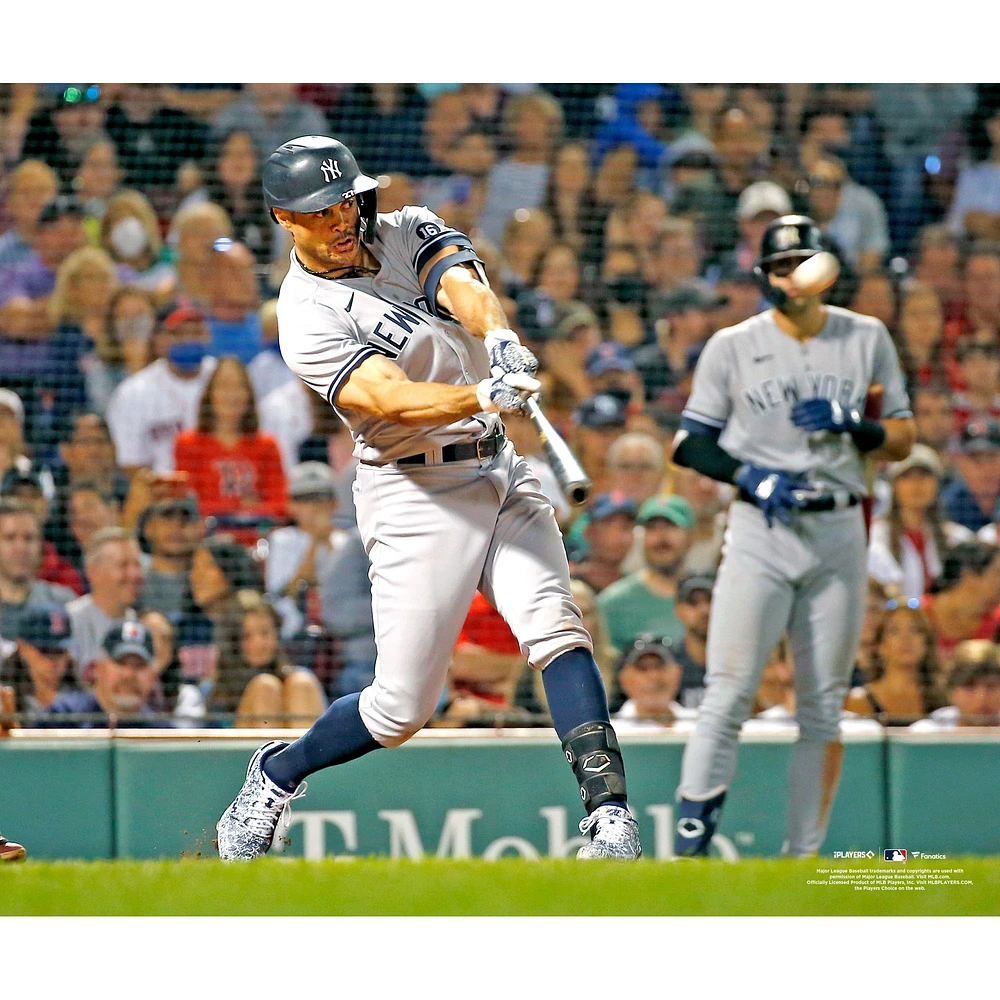 Giancarlo Stanton New York Yankees Unsigned Grand Slam vs. Red Sox Photograph