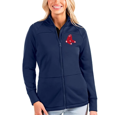 Women's Antigua Navy Boston Red Sox Links Full-Zip Golf Jacket