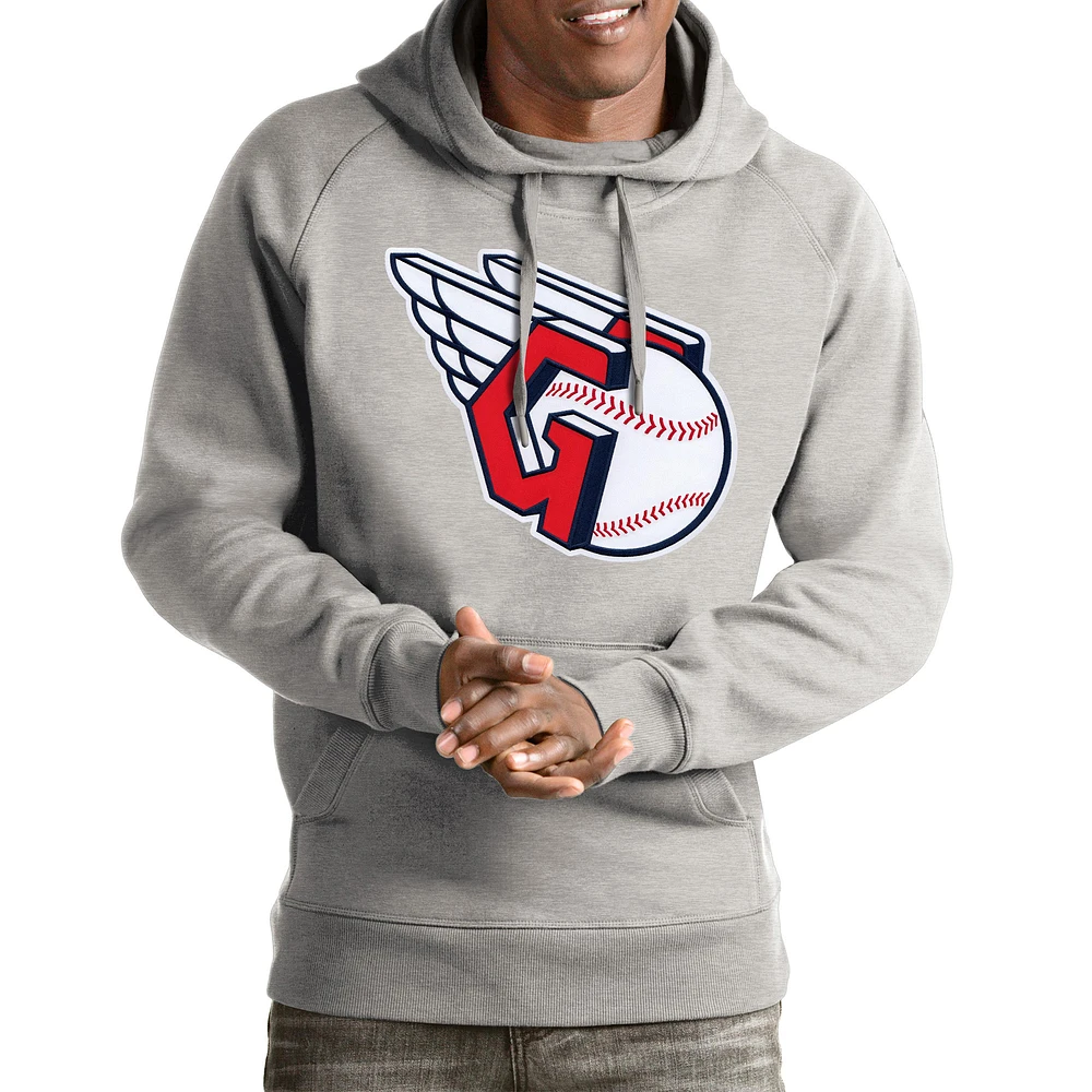 Men's Antigua Cleveland Guardians Team Victory Pullover Hoodie