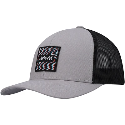 Men's Hurley Gray Seacliff Trucker Snapback Hat