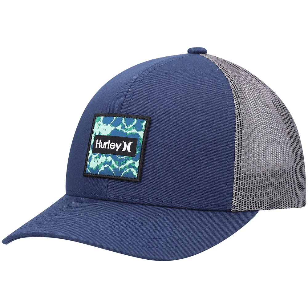 Men's Hurley Navy Seacliff Trucker Snapback Hat