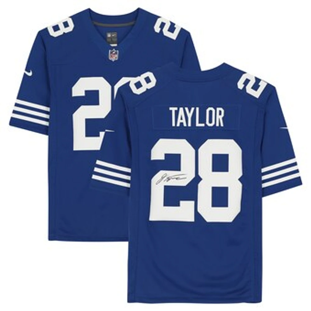 Jonathan Taylor Indianapolis Colts Autographed Royal Nike Alternate Limited Jersey