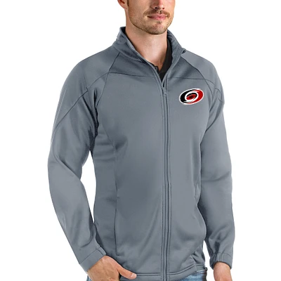Men's Antigua Carolina Hurricanes Links Full-Zip Golf Jacket