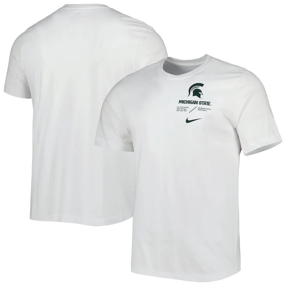 Men's Nike Michigan State Spartans Team Practice Performance T-Shirt