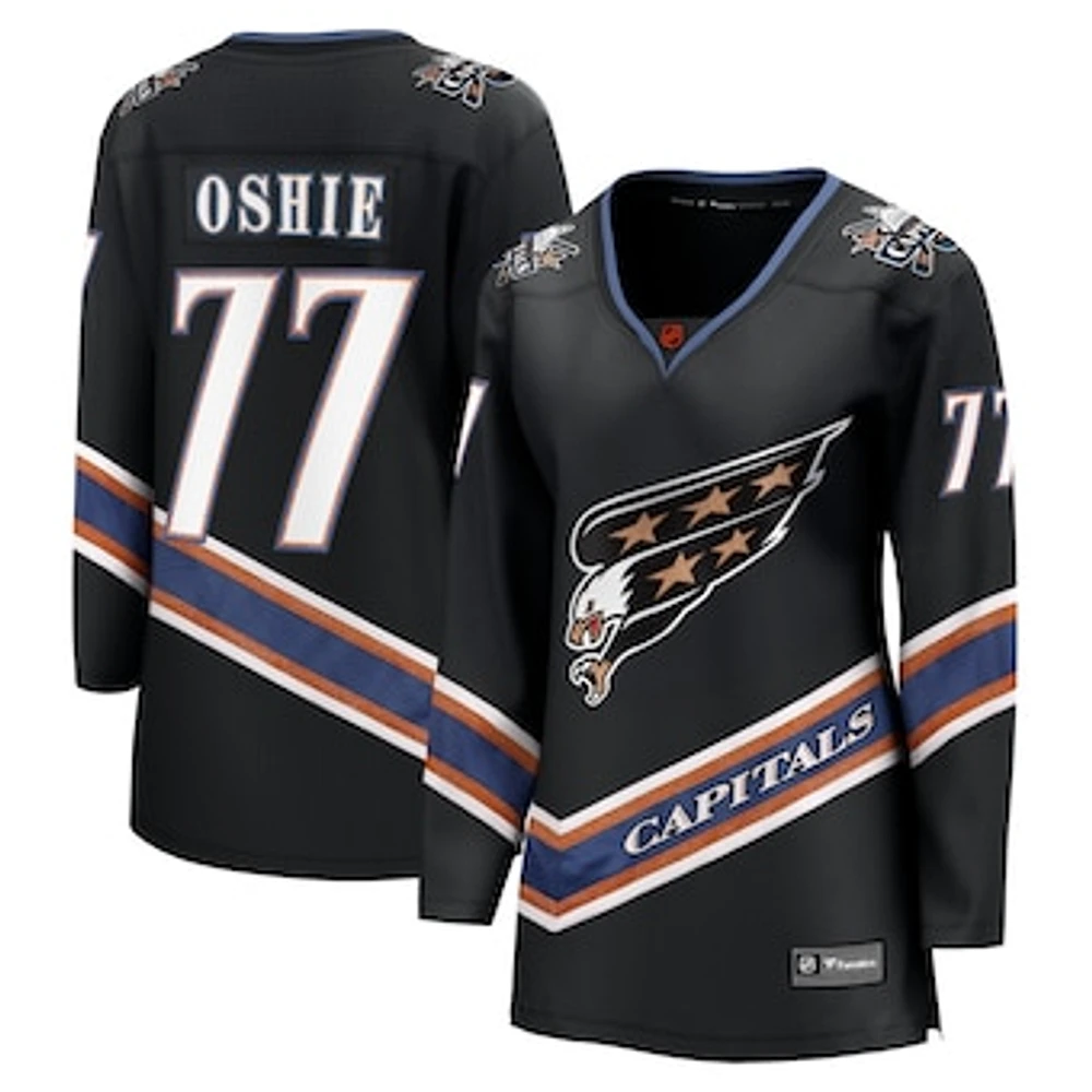 Women's Fanatics TJ Oshie Black Washington Capitals Special Edition 2.0 Breakaway Player Jersey