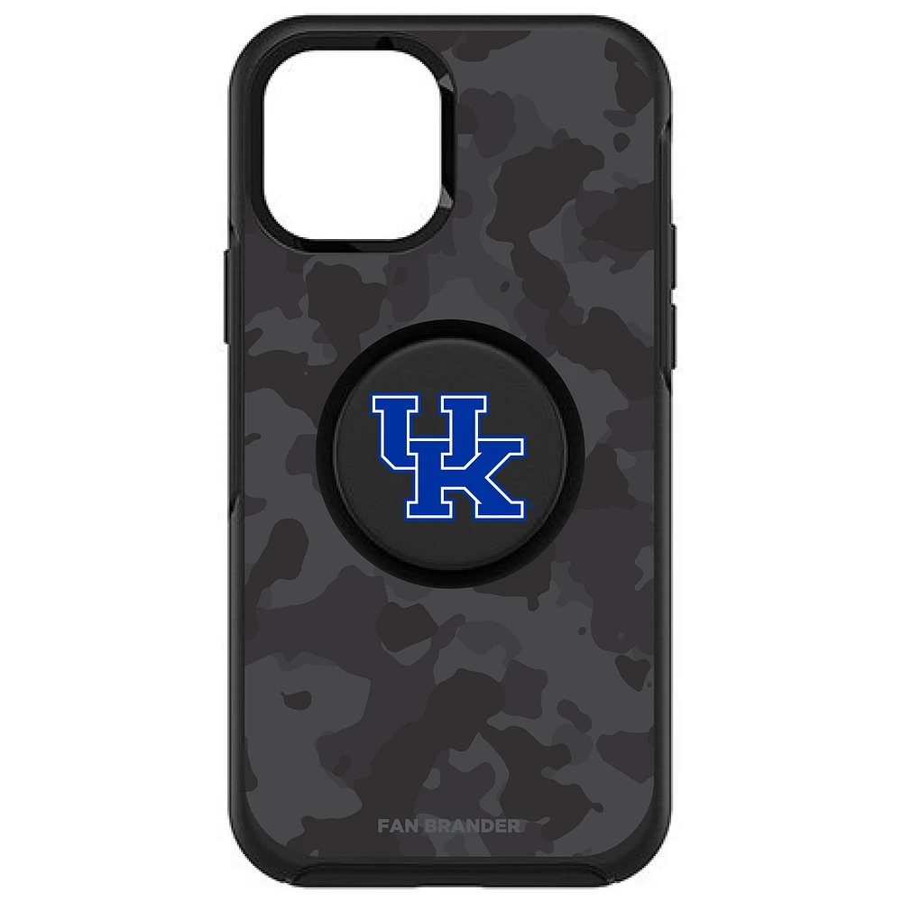 OtterBox x PopSockets Kentucky Wildcats Otter + Pop Urban Camo Design Symmetry iPhone Case