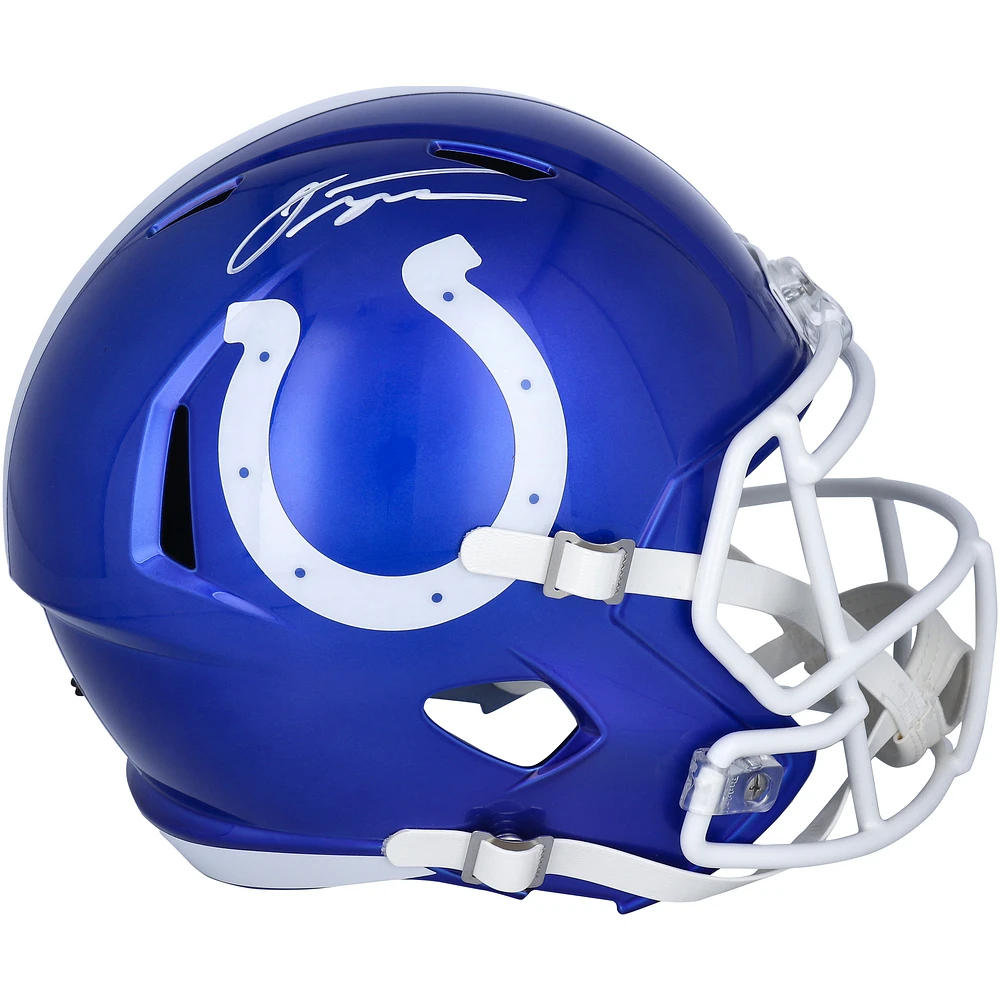 Jonathan Taylor Indianapolis Colts Autographed Riddell Flash Alternate Speed Replica Helmet