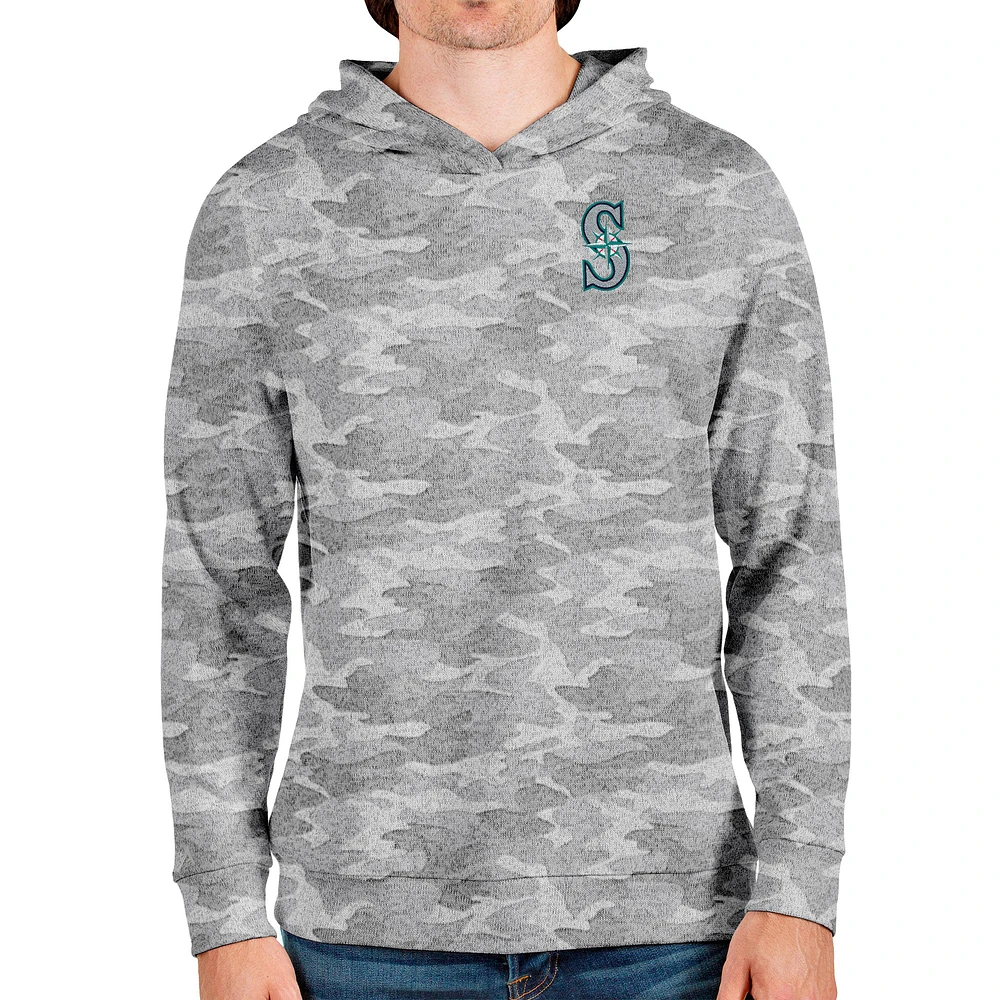 Men's Antigua Camo Seattle Mariners Absolute Pullover Hoodie