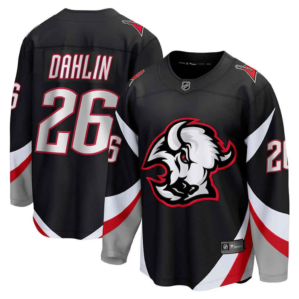 Men's Fanatics Rasmus Dahlin Black Buffalo Sabres Alternate Premier Breakaway Player Jersey