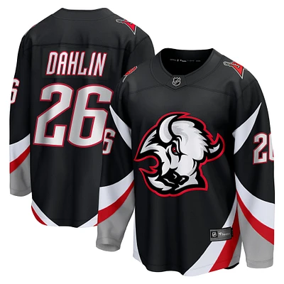 Men's Fanatics Rasmus Dahlin Black Buffalo Sabres Alternate Premier Breakaway Player Jersey