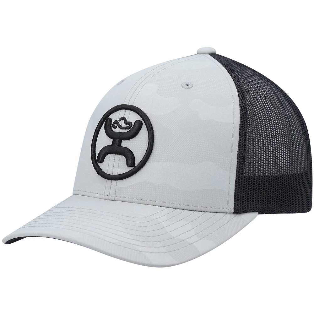 Men's HOOey Gray O-Classic Trucker Snapback Hat